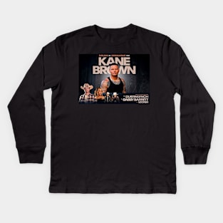 Kane Brown drunk and dreaming tour Kids Long Sleeve T-Shirt